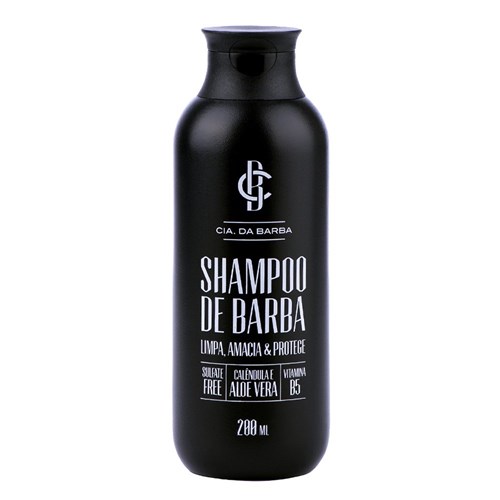 Shampoo para Barba Sem Sal e Sem Sulfato | Cia. da Barba