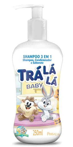Shampoo para Bebê 3 em 1 Trá Lá Lá Baby Bem Estar 250ml