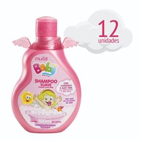 Shampoo para Cabelo Baby Menina 100ml Atacado 12un Muriel