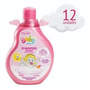 Shampoo para Cabelo Baby Menina 150ml Atacado 12un Muriel