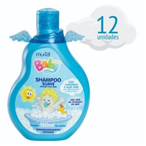 Shampoo para Cabelo Baby Menino 150ml Atacado 12un Muriel