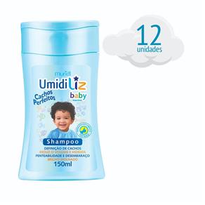 Shampoo para Cabelo Umidiliz Baby Menino C/12un Atacado Muriel