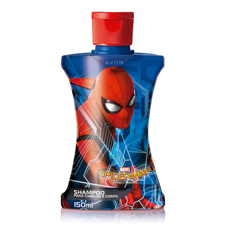 Shampoo para Cabelos e Corpo Marvel Homem Aranha 150Ml