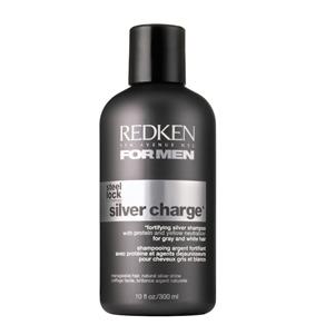 Shampoo para Cabelos Grisalhos For Men Silver Charge - 300 Ml