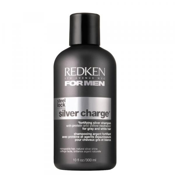 Shampoo para Cabelos Grisalhos For Men Silver Charge - 300ml - Redken