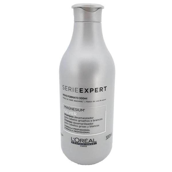 Shampoo para Cabelos Grisalhos Loréal Professionnel Série Expert Silver 300ml - Loreal