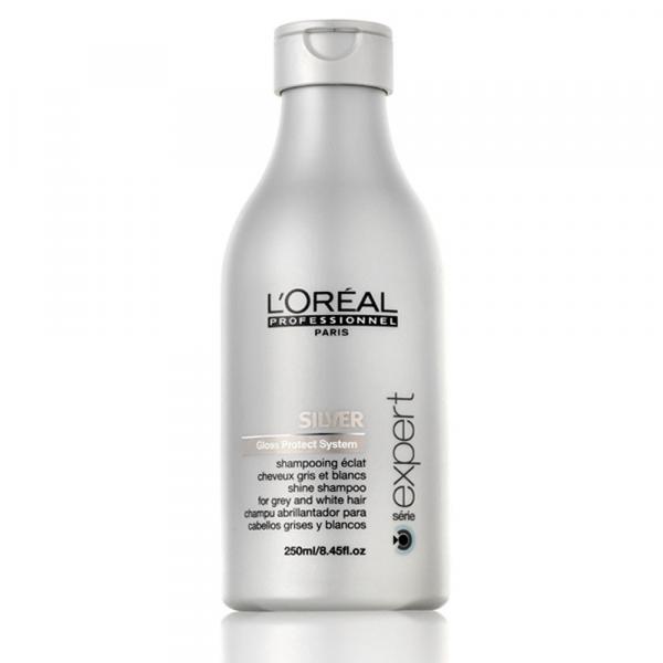 Shampoo para Cabelos Grisalhos Loréal Professionnel Silver 250ml - Loréal Professionnel