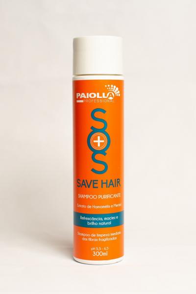 Shampoo para Cabelos Oleosos - Save Hair - 300ml - Paiolla Cosméticos