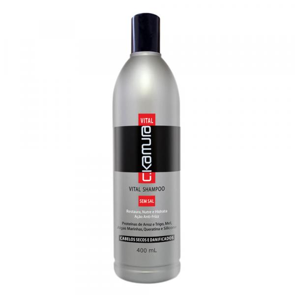 Shampoo para Cabelos Secos e Danificados Vital - 400ml - C. Kamura