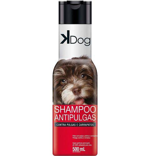 Shampoo para Cachorro Antipulgas e Carrapatos Kdog 500ml