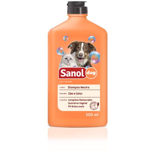 Shampoo para Cachorro Sanol Neutro 500ml