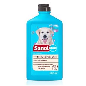 Shampoo para Cachorro Sanol Pêlos Claros 500ml