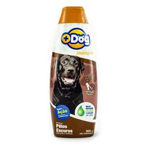 Shampoo para Cães Dupla Ação Pelos Escuros Mais Dog 500Ml