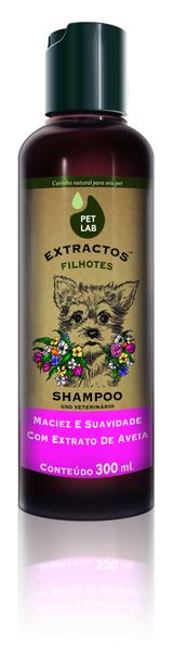 Shampoo Para Cães Filhotes Aveia Pet Lab Extractos - 300ml