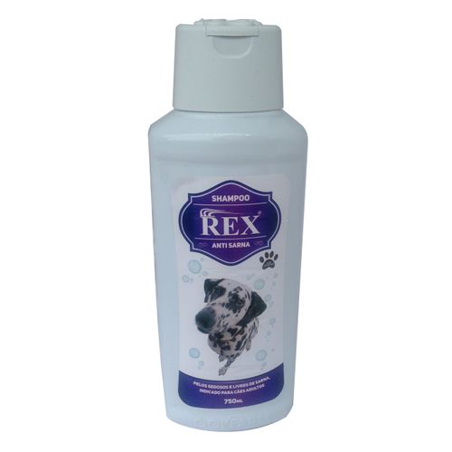 Shampoo para Cães Rex Anti Sarna - 750 Ml