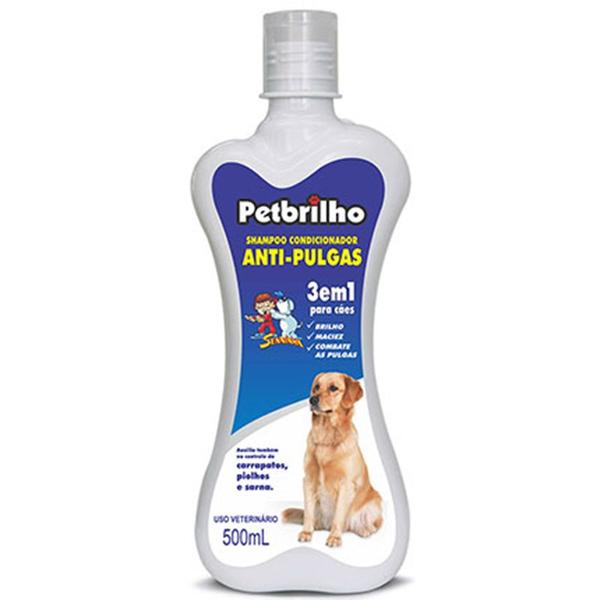 Shampoo para Cão Petbrill Anti-Pulgas 3x1 500 Ml