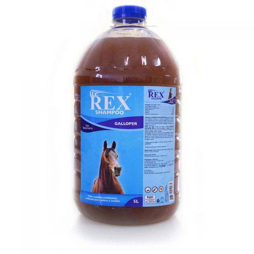 Shampoo para Cavalos Rex 5L Galloper