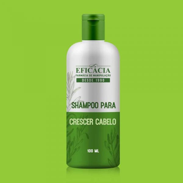 Shampoo para Crescer Cabelo - 100 Ml - Farmácia Eficácia