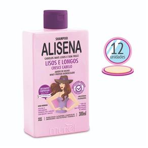 Shampoo para Crescer Cabelo Alisena Atacado C/12un Muriel