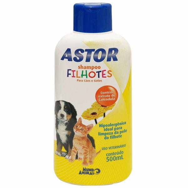 Shampoo para Filhotes Astor Cães e Gatos 500ml