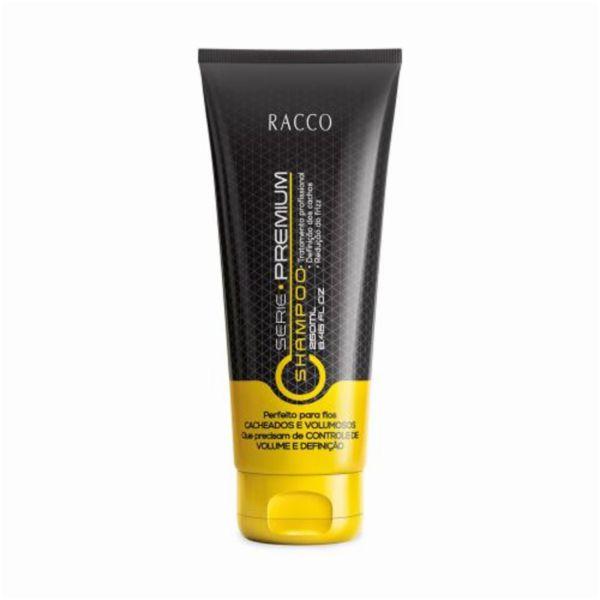 Shampoo para Fios Cacheados e Volumosos Tratamento Profissional Serie Premium Racco