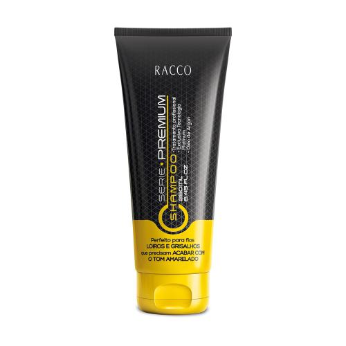 Shampoo para Fios Loiros e Grisalhos Serie Premium - Racco