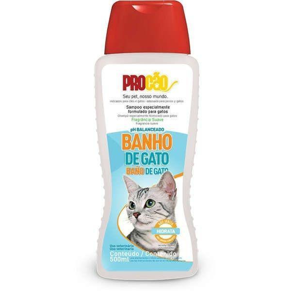 Shampoo para Gato Banho de Gato 500ml Procão
