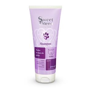 Shampoo para Gatos Todos os Tipos de Pelos 250 Ml Sweet Friend