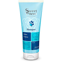 Shampoo para Pelos Claros Cães 250ml Sweet Friends