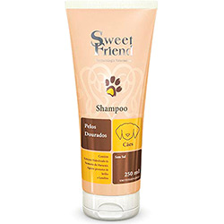 Shampoo para Pelos Dourados Cães 250ml Sweet Friends