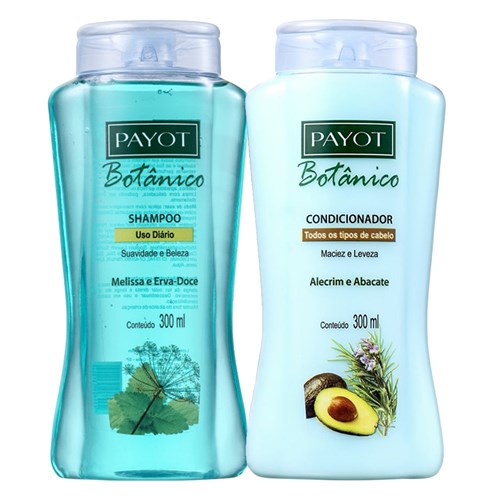 Shampoo Payot Botânico Melissa e Erva-Doce + Condicionador Payot Botânico Alecrim e Abacate com 300ml Cada Preço Especial