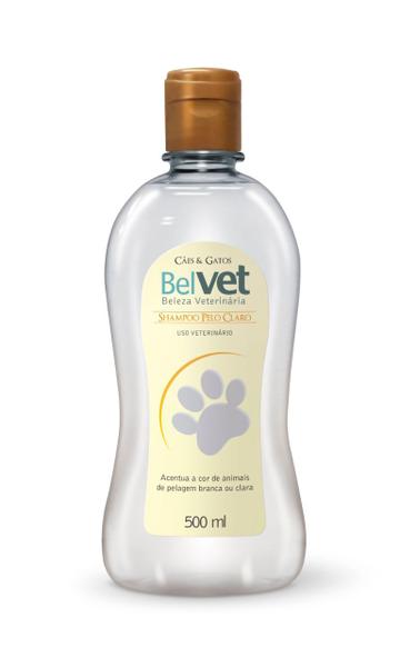 Shampoo Pelo Claro para Caes e Gatos Belvet 500ml