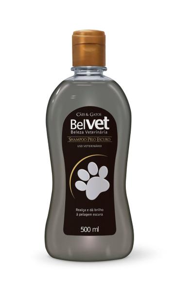 Shampoo Pelo Escuro para Caes e Gatos Belvet 500ml