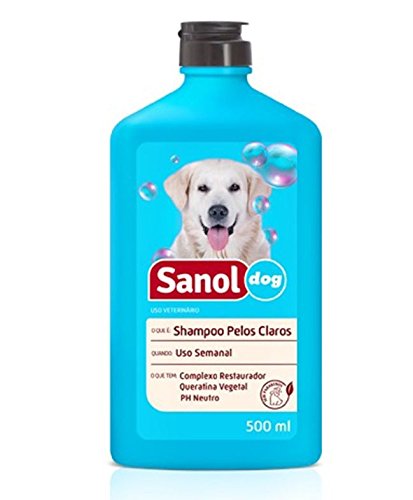 Shampoo Pelos Claros Sanol Dog para Cães