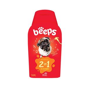 Shampoo Pelos Curtos 2 em 1 Beeps 500ml Pet Society