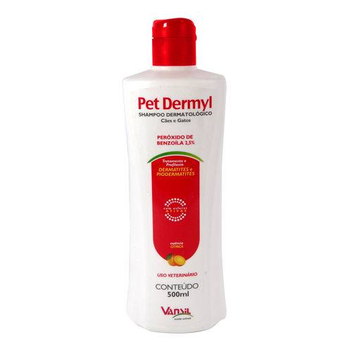 Shampoo Pet Dermyl 500ml Vansil