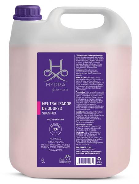 Shampoo Pet Society Hydra Groomers Neutralizador Odores 5 L - Pet Society