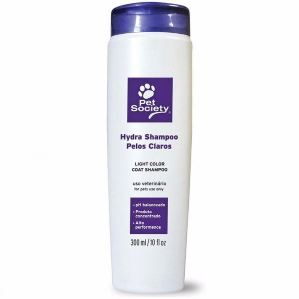 Shampoo Pet Society Hydra para Pêlos Claros 300ml