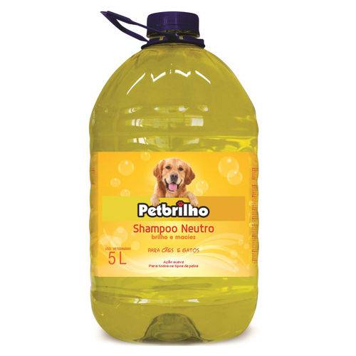 Shampoo Petbrilho Neutro para Cães - 5 Litros
