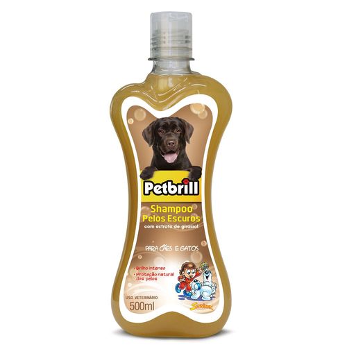 Shampoo Petbrilho Seninha Pelos Escuros para Cães 500ml