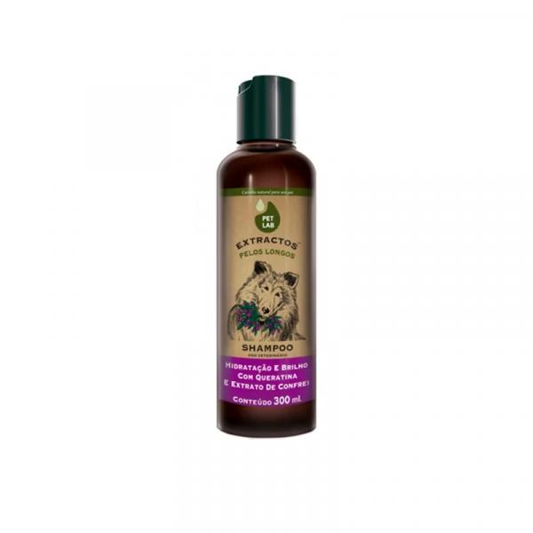 Shampoo Petlab para Cães Extractos Pelos Curtos Alecrim e Aloe Vera 300 Ml