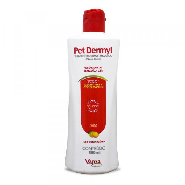 Shampoo Pety Dermyl 500ml - Vansil
