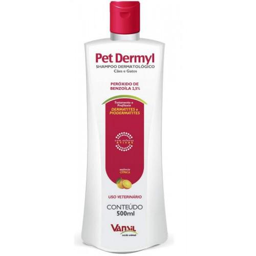 Shampoo Pety Dermyl 600ml - Vansil