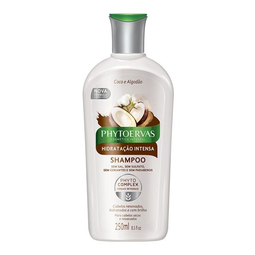 Shampoo Phytoervas Hidratação Intensa Sem Sal 250Ml