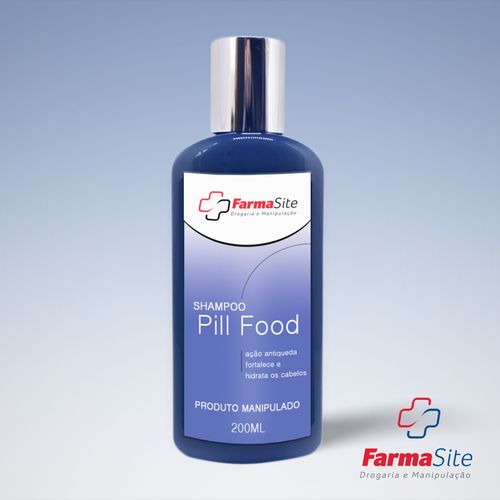 Shampoo Pill Food 200mL - Ação Antiqueda
