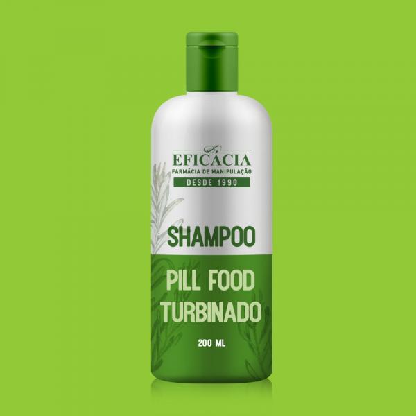 Shampoo Pill Food Turbinado - 200 Ml - Farmácia Eficácia