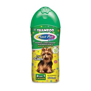 Shampoo Plast Pet Care 4 em 1 Citron 500Ml