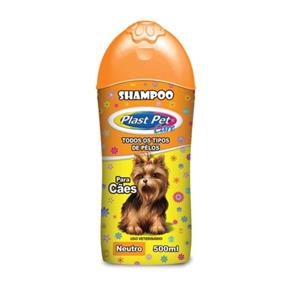 Shampoo Plast Pet Care Neutro 500 Ml