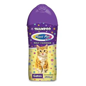 Shampoo Plast Pet Gatos 500 Ml
