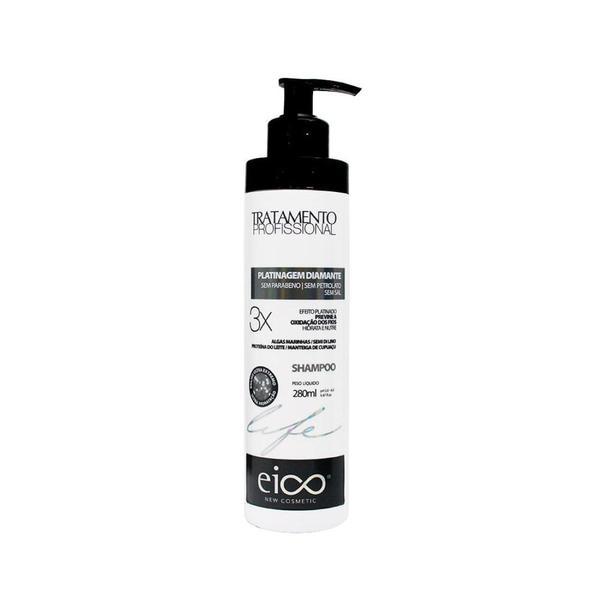 Shampoo Platinagem Diamante 280ml - Eico
